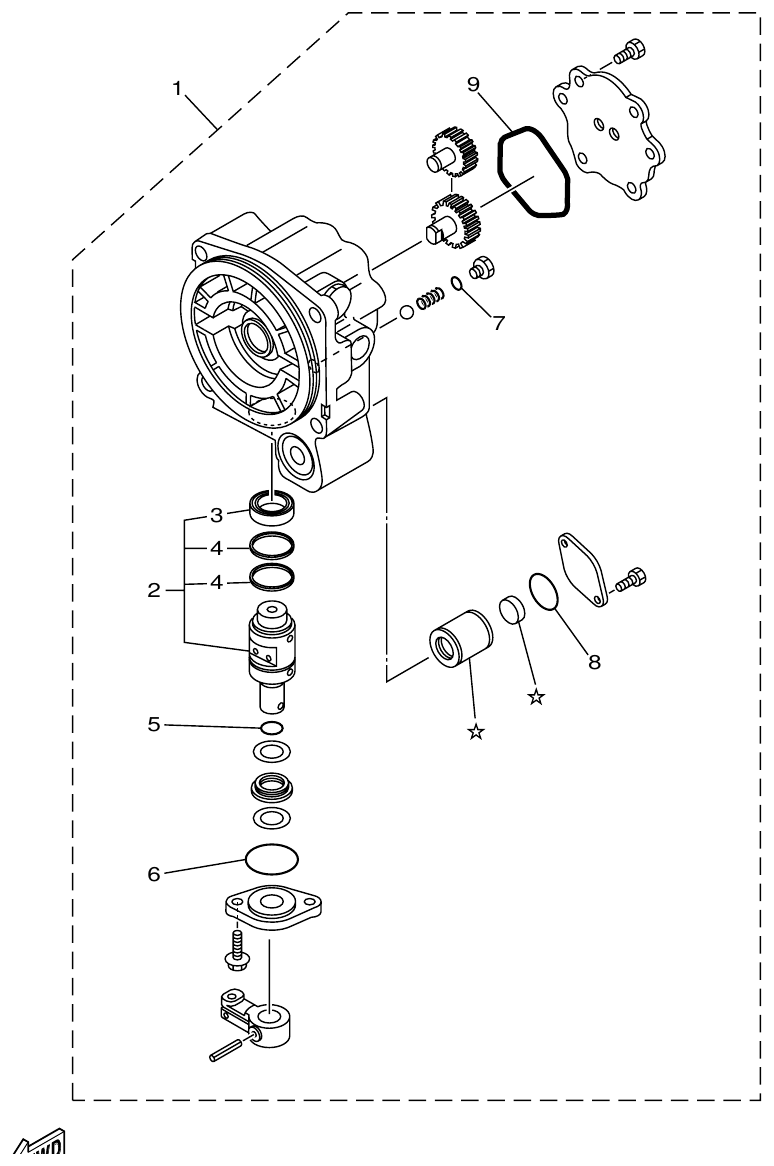 Yamaha DE DHD (6U32) SELECTOR VALVE parts diagram